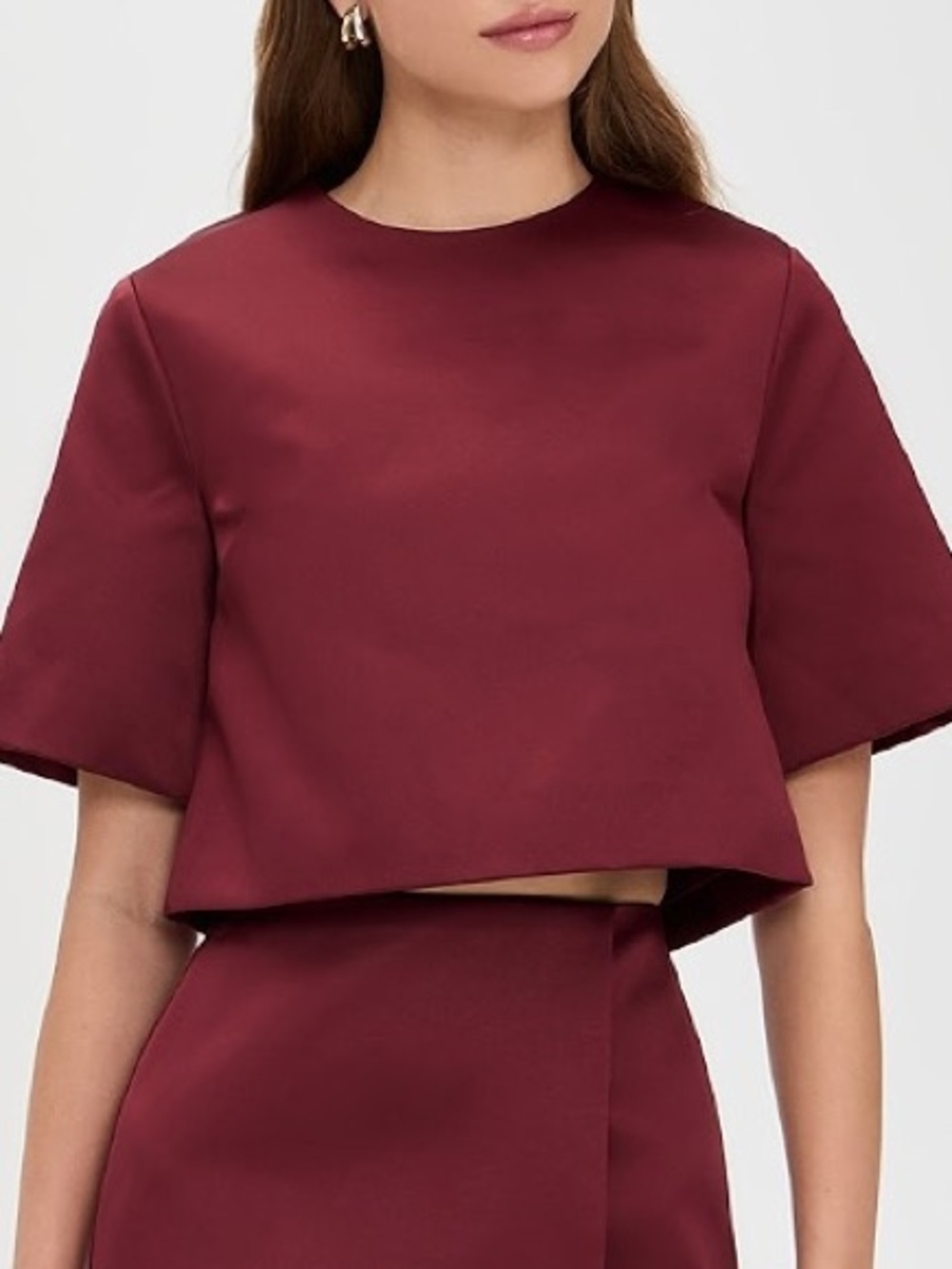 By Malene Birger Hania Top Cabernet Burgundy